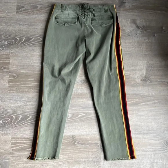 Pam & Gela Side Stripe Pants Militia - Picture 4 of 13